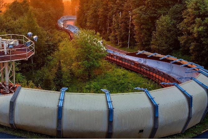 From Riga: Sigulda & Turaida Legends Group Tour - The bobsleigh track gives Sigulda a modern edge