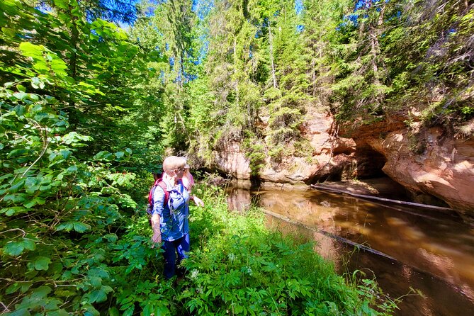 Full Day Gauja National Park Ultimate Hiking & Sightseeing Trip - Walking beside the Gauja at Ergļu Cliffs