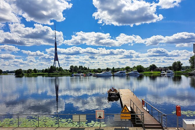 Private Boat Tour experience in Riga (City Canal and Daugava) - Crossing toward the Daugava River