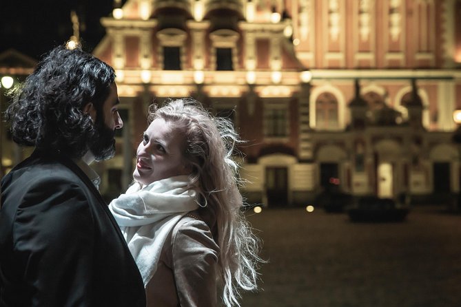 Riga at Night Photoshoot Tour - Medieval defenses at the Powder Tower and Swedish Gate