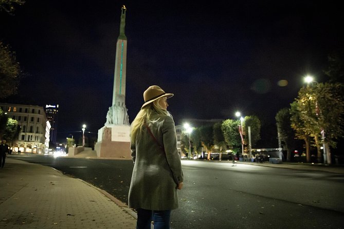 Riga at Night Photoshoot Tour - Riga Cathedral brings a grander backdrop