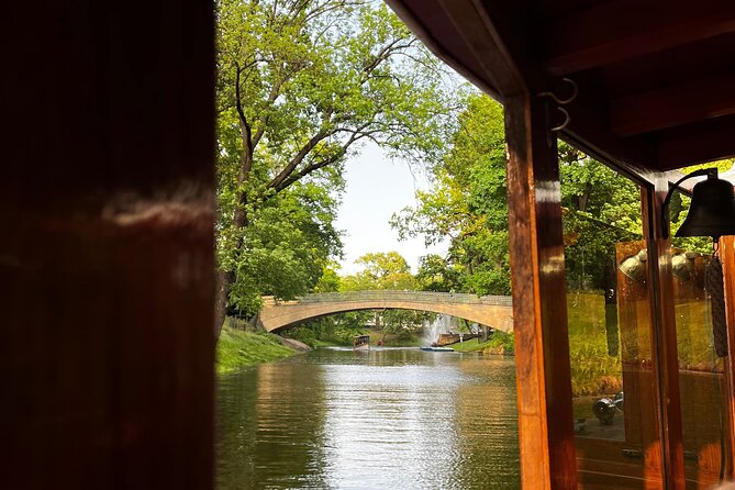Riga Canal and Daugava Boat Tour with Welcome Drink & Audio Guide - Audio commentary without the headphone fuss