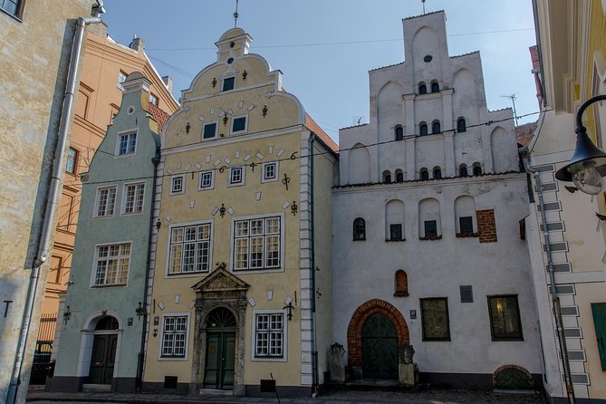 Stepped gables on the Three Brothers houses, Riga Old Town