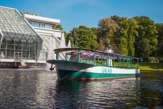 Riga Sightseeing Tour by Canal Boat with Audioguide - Freedom Monument and Latvian National Opera