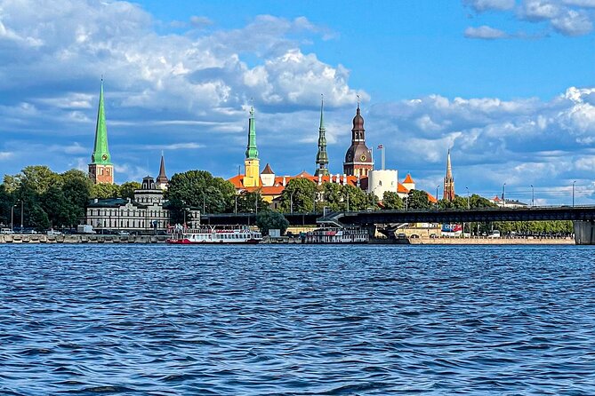 Riga Sightseeing Tour by Canal Boat with Audioguide - The tunnel, railway works, and changing Riga