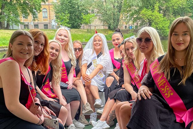 Riga Sightseeing Tour by Canal Boat with Audioguide - Central Market and the National Library