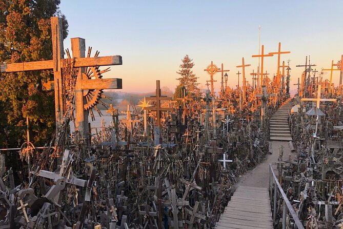 Sunrise at the Hill of Crosses - 2 countries in 1 day - Leaving Riga before sunrise