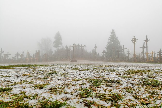 Sunrise at the Hill of Crosses - 2 countries in 1 day - What the $150.03 price really buys you