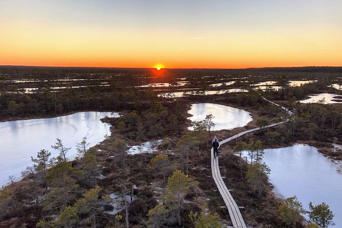 Sunset at Kemeri National Park - Who will enjoy this evening most?
