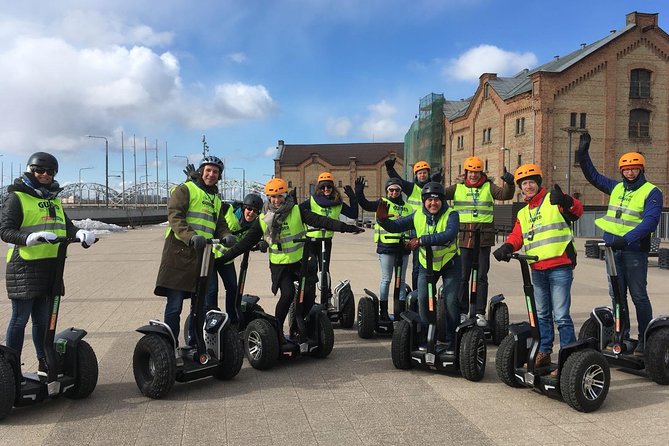 The best of Riga segway tour - Learning the Segway at Pils iela 14