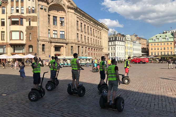 The best of Riga segway tour - Town Hall Square and the Freedom Monument